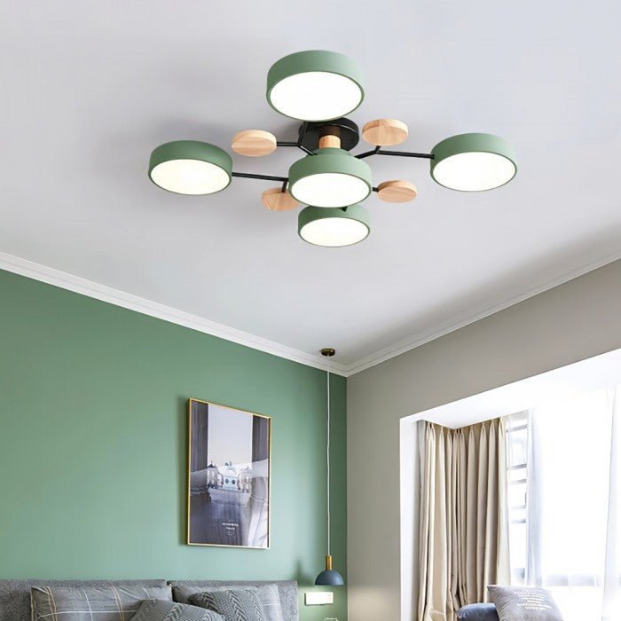Scandinavische Plafondlamp – Vertakt Design, Stijlvol & Duurzaam met LED-technologie