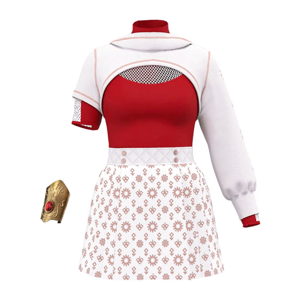 Halloween Kostuum Rode Vampier Nova Outfit