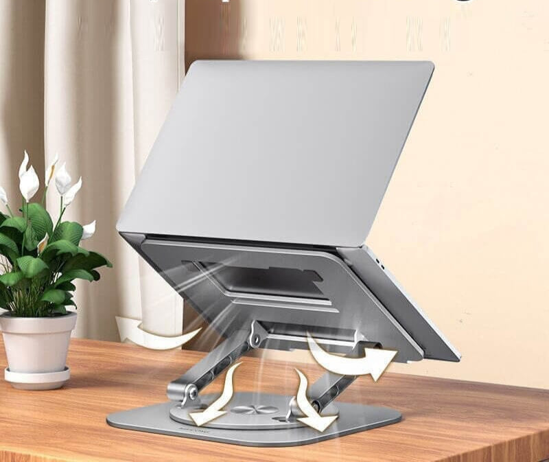 Élégance | Laptop- en Tabletstandaard 360° – verstelbaar - ergonomisch - modern design