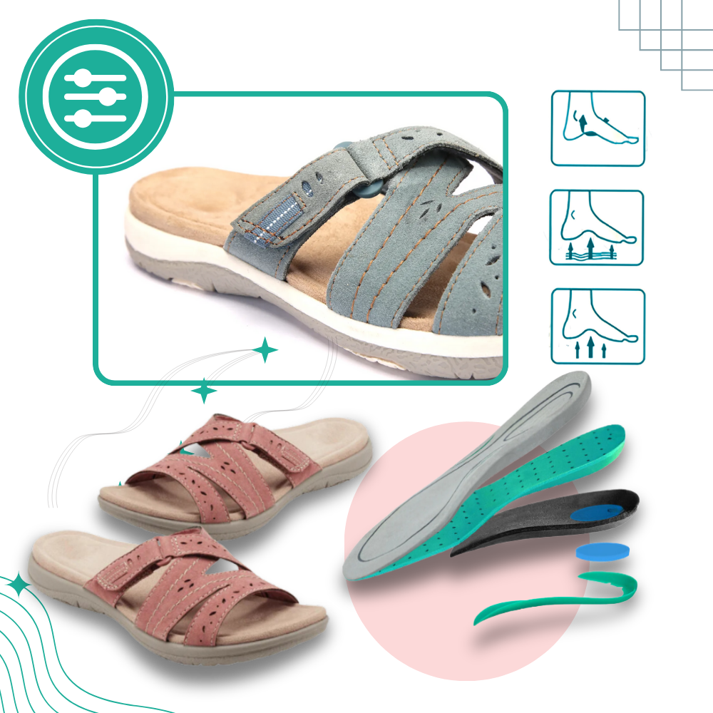 Orthopedische Inlegzolen Open Teen Sandalen