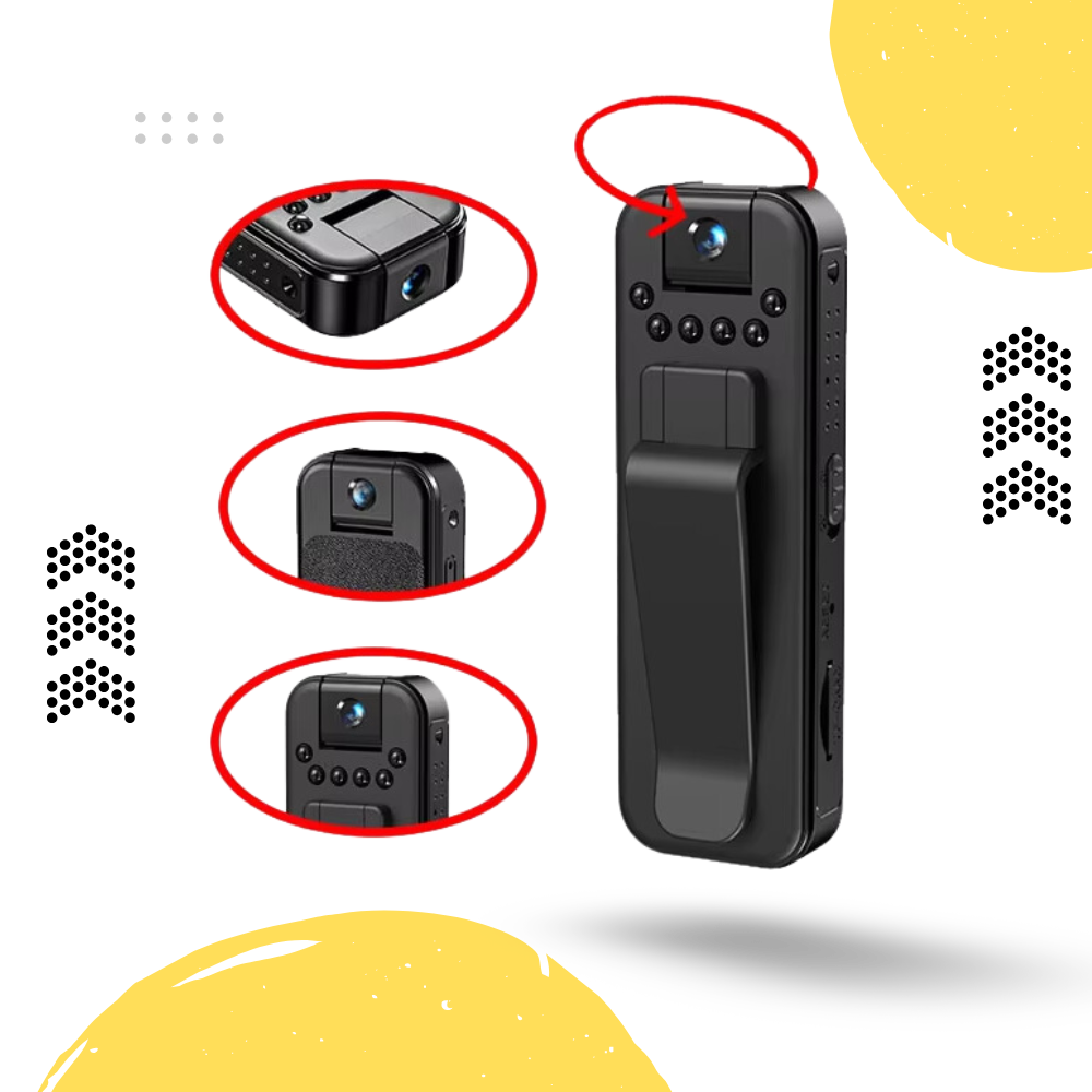 OTG Compatibele Draadloze Vlog Bodycamera