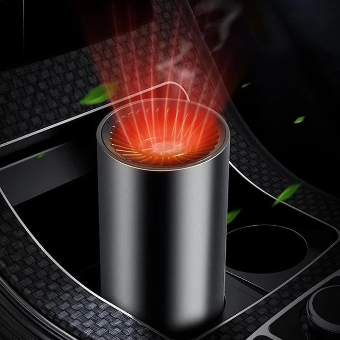 12V Autoheater & Ruitontdooier – Compacte Autoverwarming met 360° Rotatie