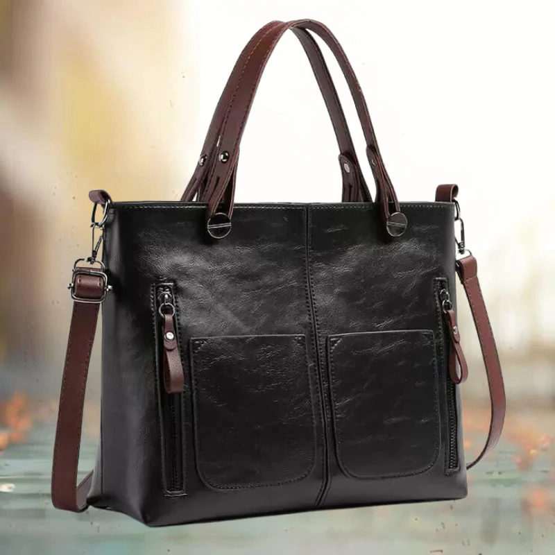 Elegante Lederen Tas