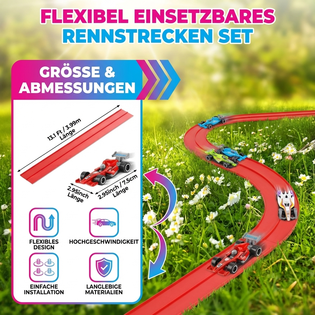 Flexibel Inzetbaar Racebaan Set