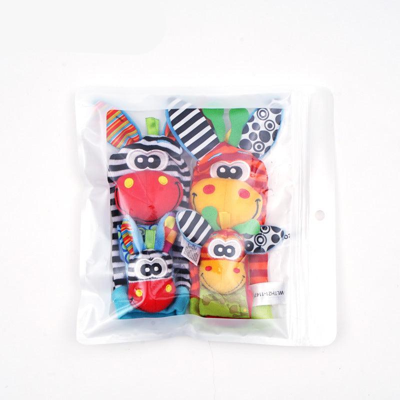 Sensorische Baby Pluche Sokken en Armband