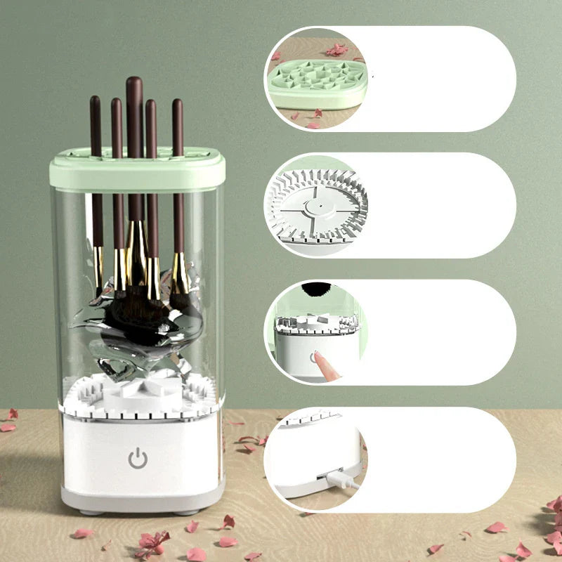 Automatische Make-Up Penseel Reiniger voor Perfecte Reiniging