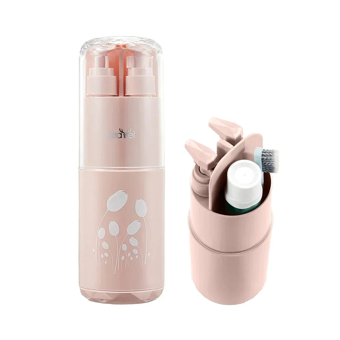 LuxeVoyage Elite Reis Toilettas Set | 8-in-1 minimalistische benodigdheden voor moeiteloze organisatie en stijl onderweg