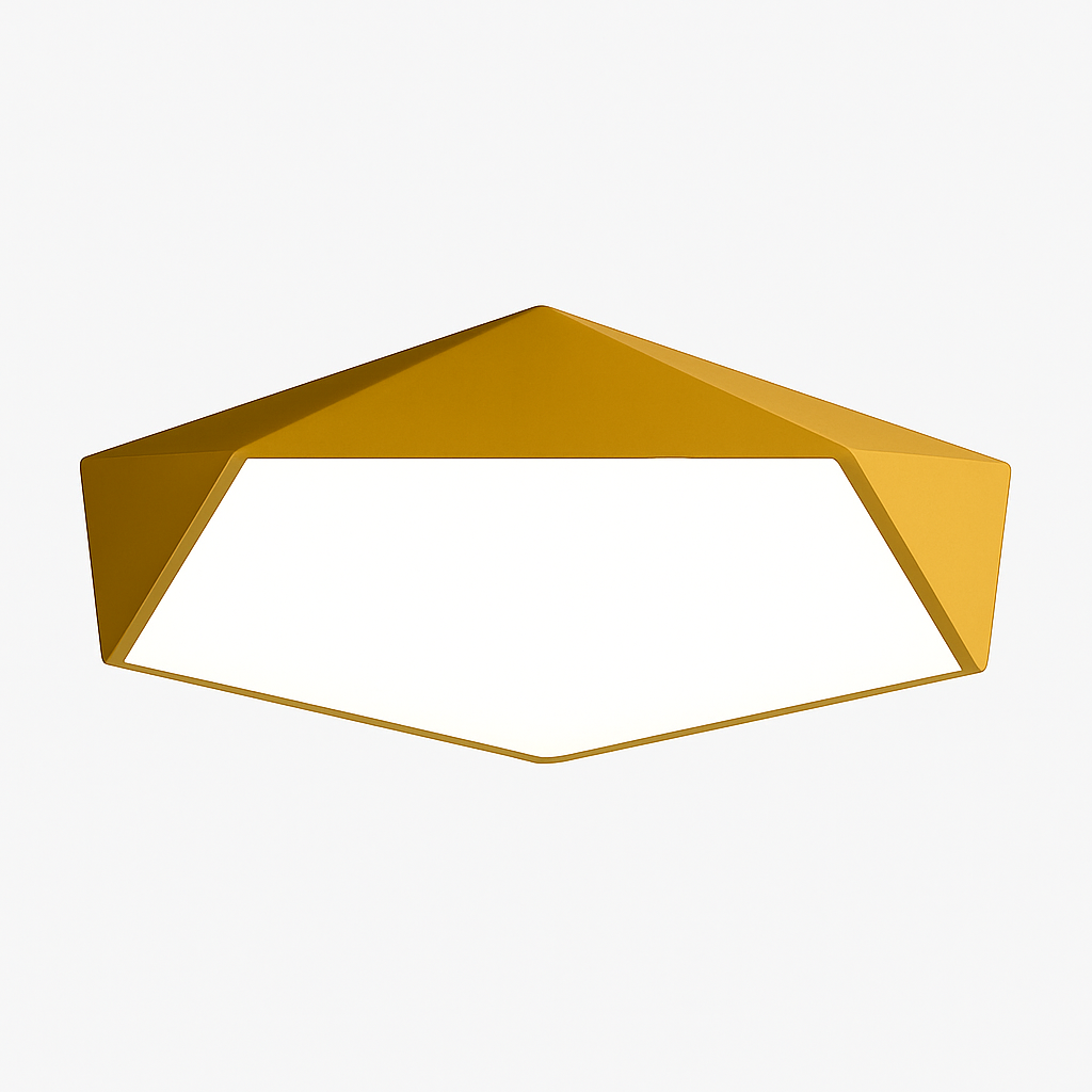 Geometrisch Design LED Plafondlamp in Kleur