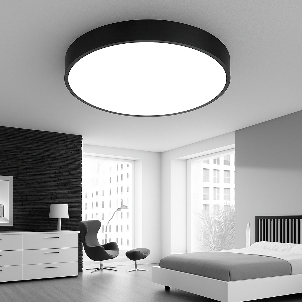 Ronde en platte LED-plafondlamp (verschillende maten)