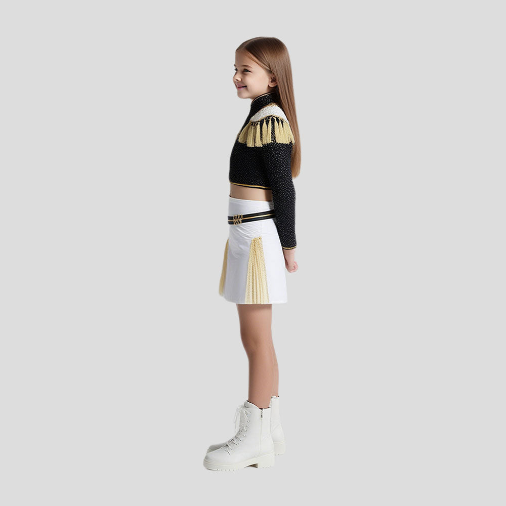 Halloween Kostuum Kinderen Popster Jas Rok Set