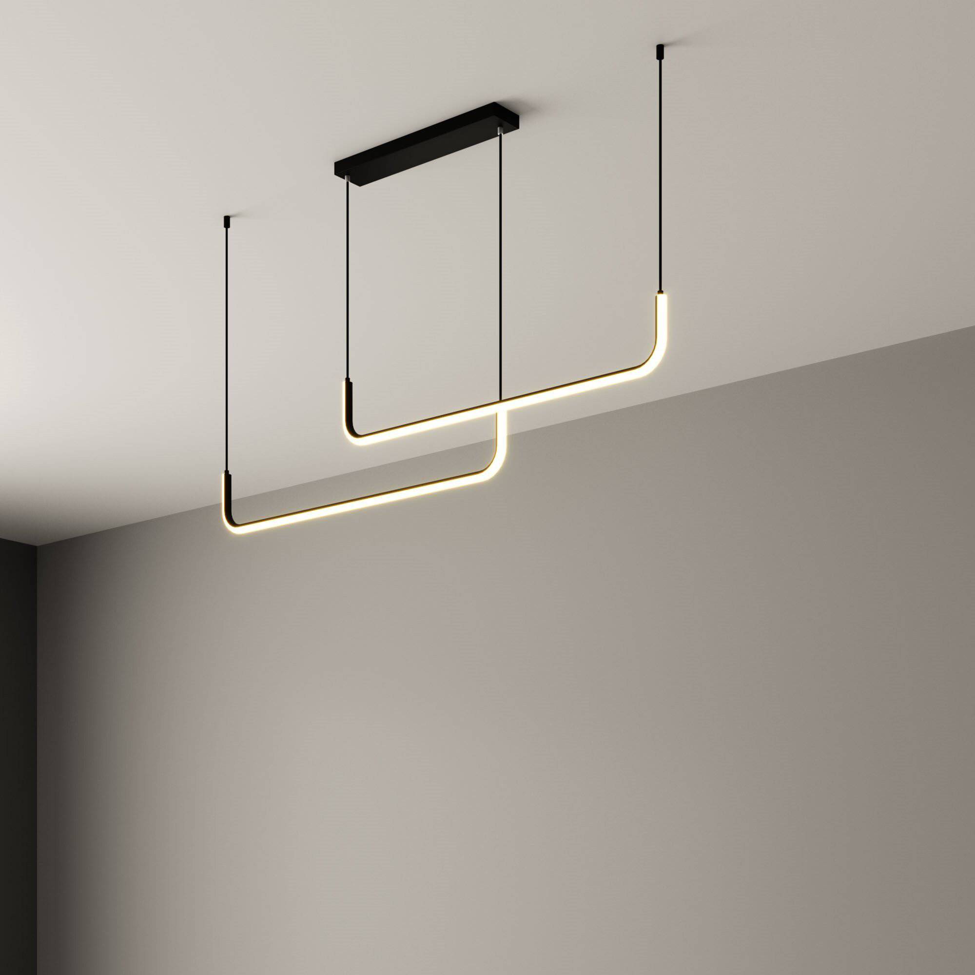 Moderne LED-hanglamp van aluminium in Hang-ontwerp