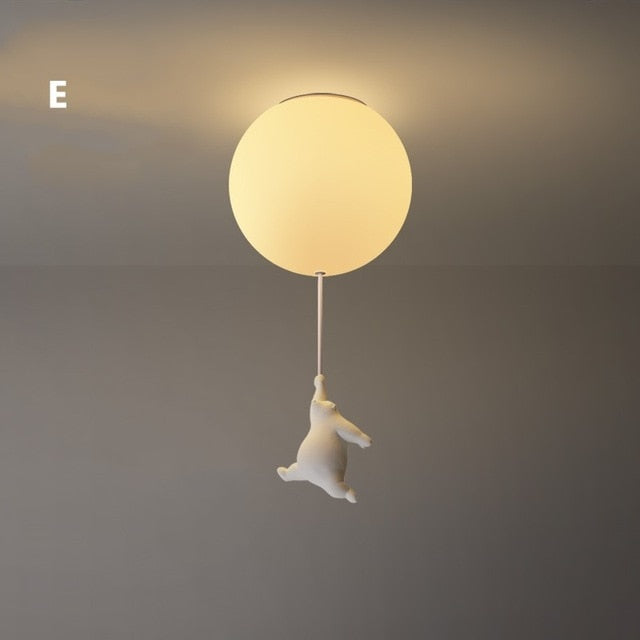 Ballonbeer Plafondlamp | Speelse Berenontwerp