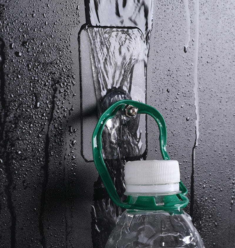 10 Stuks Zware Punch-Free Transparante Kleefhaken