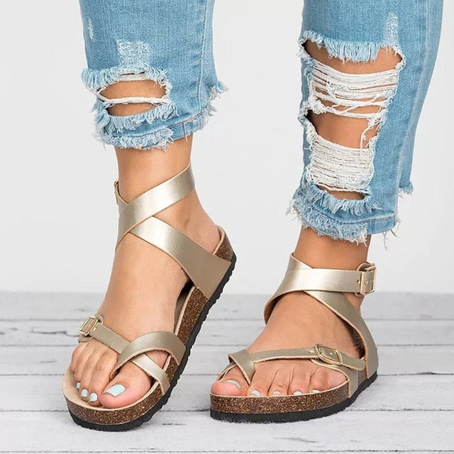 Leren sandalen
