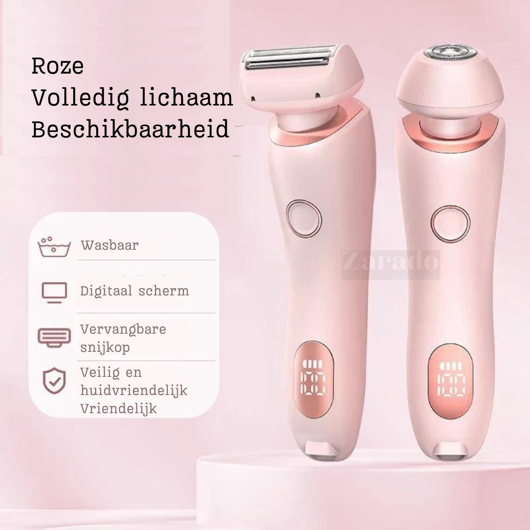 SmoothGlam | 2-in-1 scheerapparaat voor vrouwen
