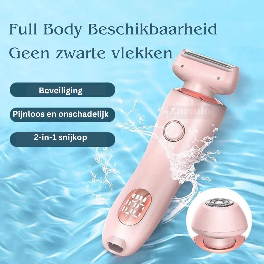 SmoothGlam | 2-in-1 scheerapparaat voor vrouwen