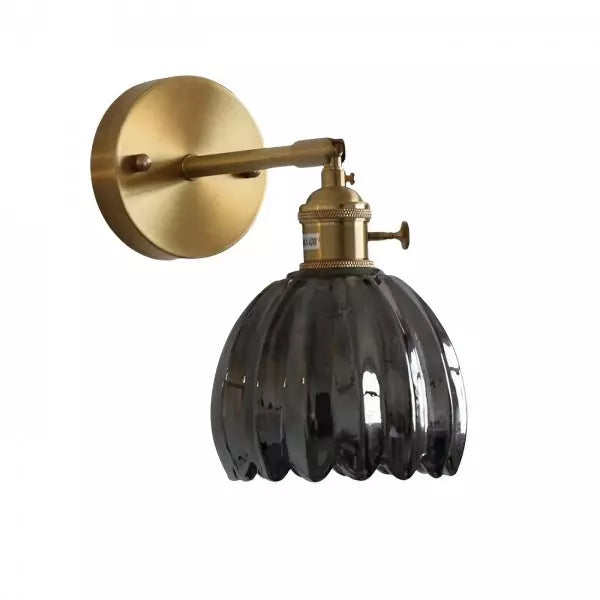 Retro Bloemknop Tulp Glas Wandlamp