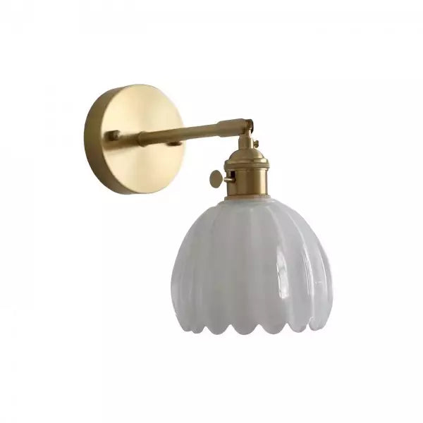 Retro Bloemknop Tulp Glas Wandlamp