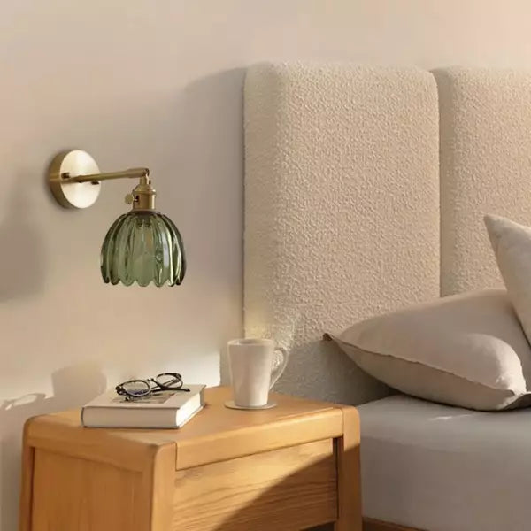 Retro Bloemknop Tulp Glas Wandlamp