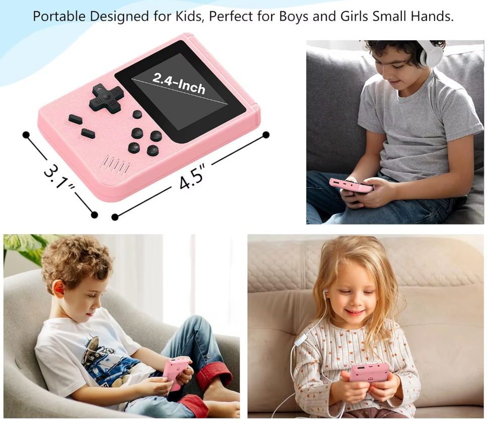 400 in 1 Spelconsole - Retro Pocketform Gaming