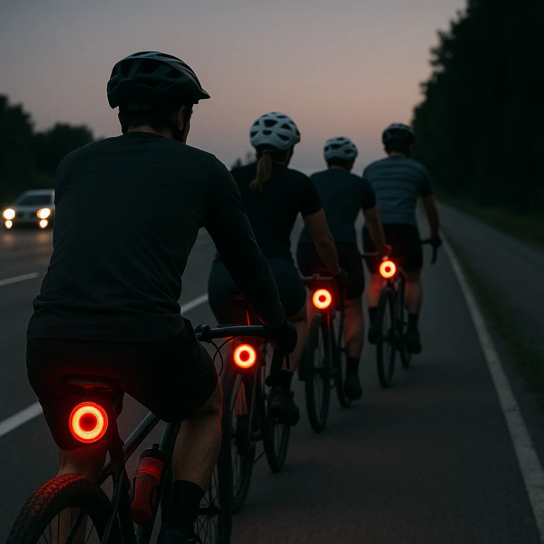Achterlicht & Remlicht voor Fiets en Racefiets met 6 Modi en Accu | Lumirad