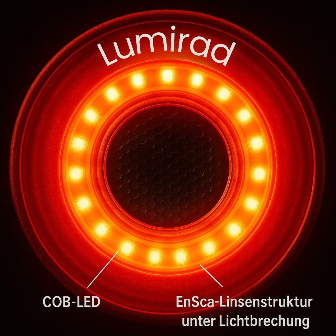 Achterlicht & Remlicht voor Fiets en Racefiets met 6 Modi en Accu | Lumirad