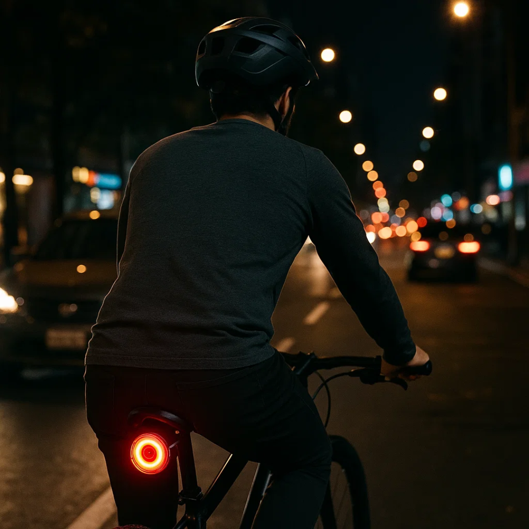 Achterlicht & Remlicht voor Fiets en Racefiets met 6 Modi en Accu | Lumirad