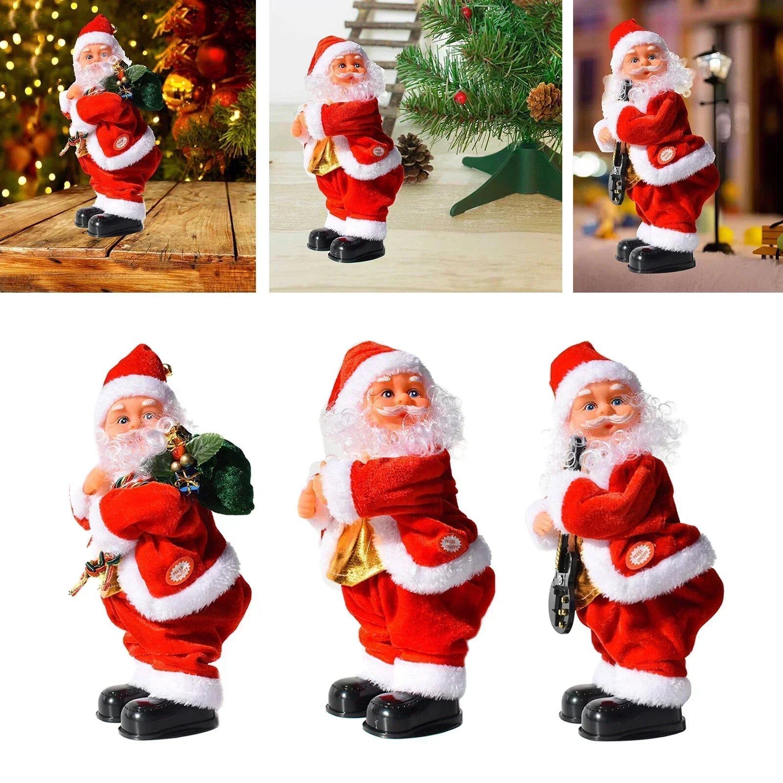 SantaDance | Dansende Kerstman Feestdecoratie Feestelijke Woondecoratie Gratis Verzending