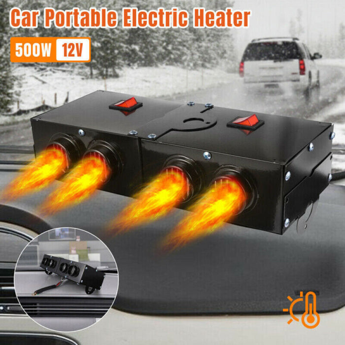 Auto Heater 500W – Draagbare Elektrische Ruitontdooier voor Auto