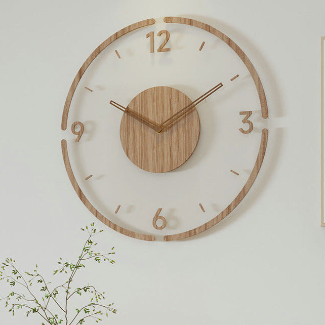 Frendorf Scandinavische Houten Wandklok WoodWave