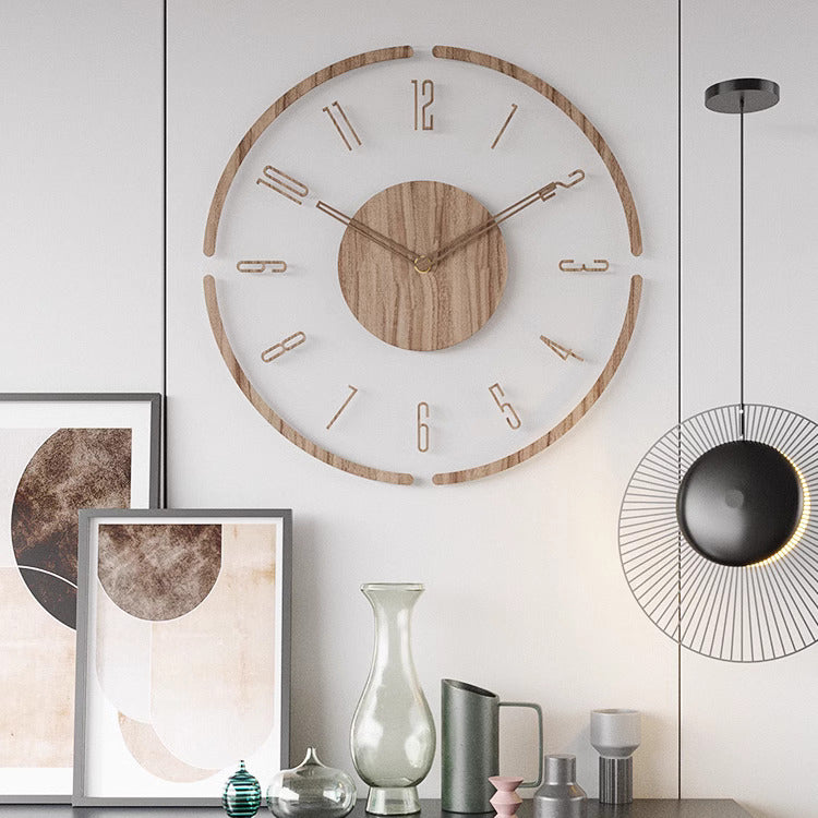 Frendorf Scandinavische Houten Wandklok WoodWave