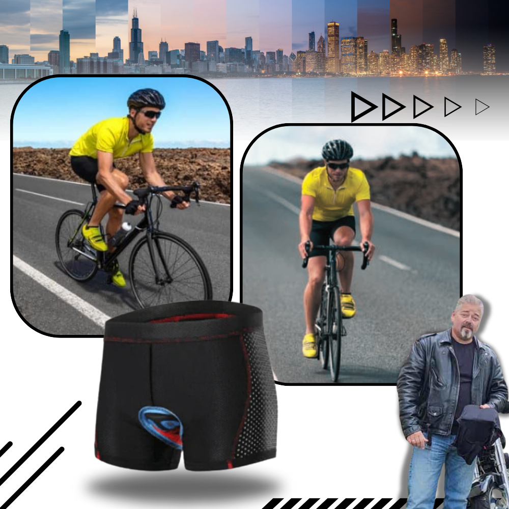 Naadloze Gevoerde Fietsshorts