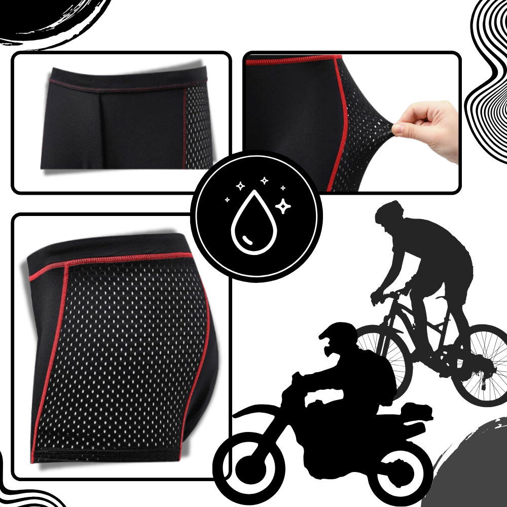 Naadloze Gevoerde Fietsshorts