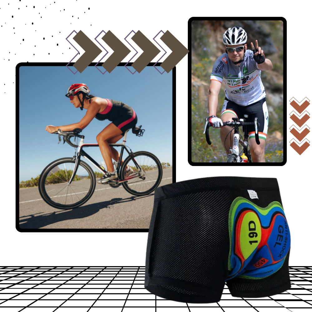 Naadloze Gevoerde Fietsshorts