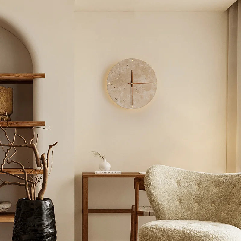 Möni Wandlamp en Klok voor Stijlvolle Verlichting