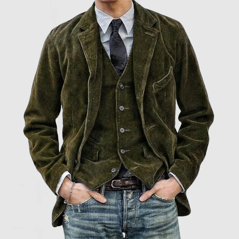 Herenjacke van cord in trendy vintage-stijl