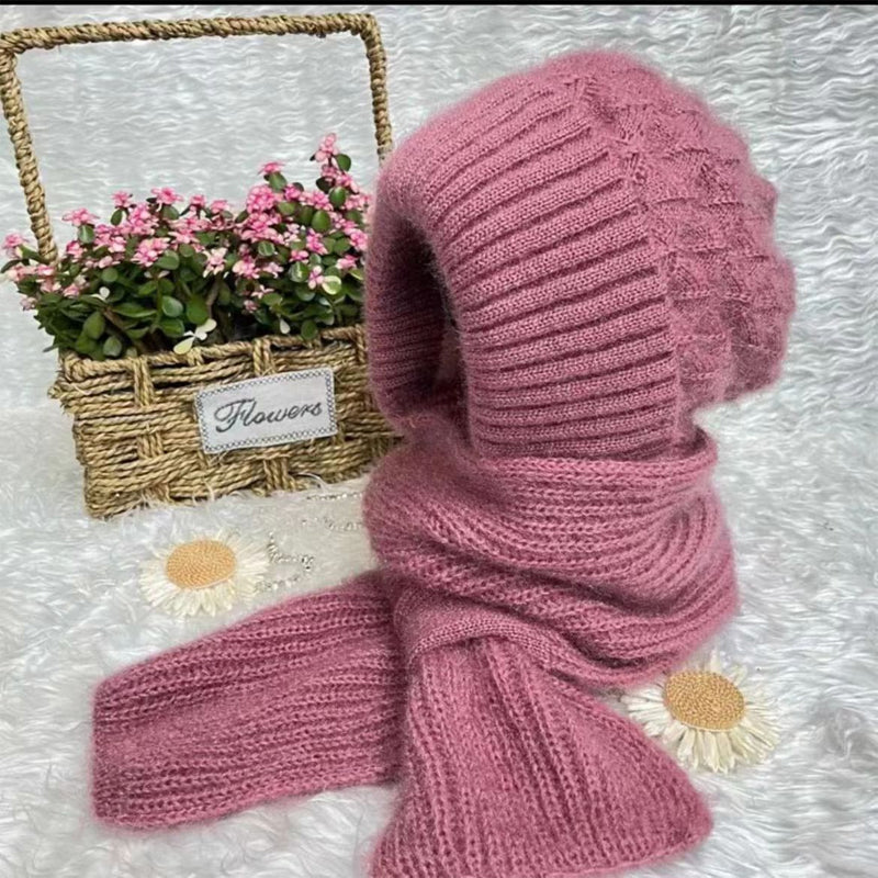 1+1 GRATIS | ScarfBeanie - Dames sjaal en beanie-muts in één