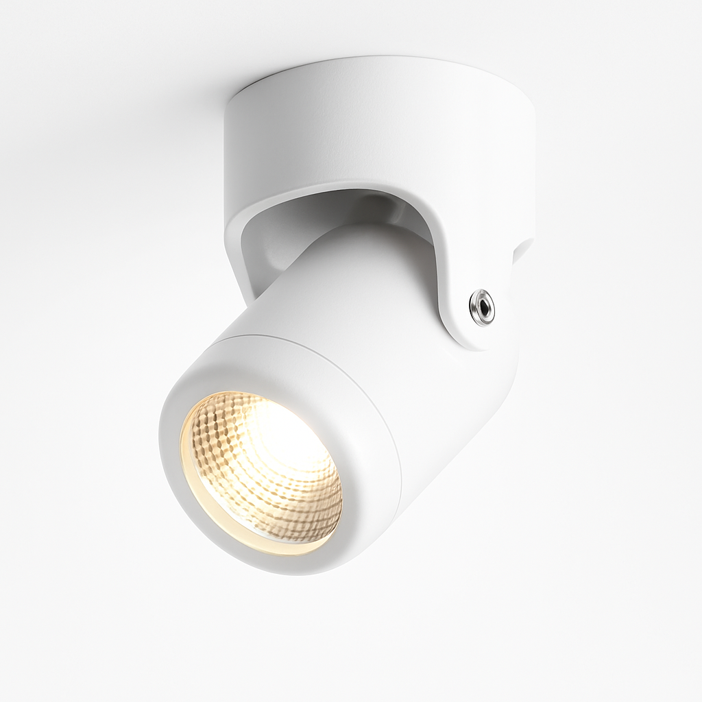 Hoogwaardige dimbare roterende LED-spot voor opbouwmontage
