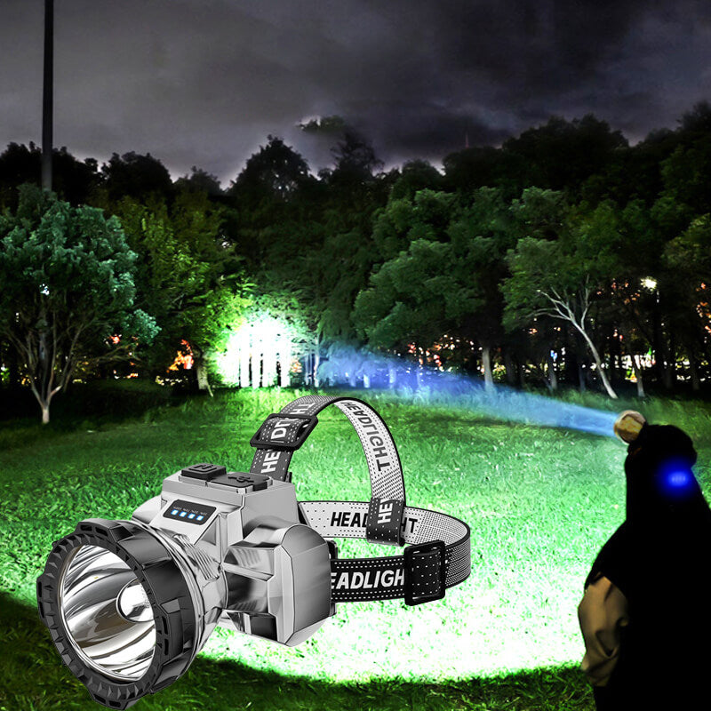Superheldere LED Hoofdlamp – Krachtige Hoofdlamp voor Outdoor en Werk