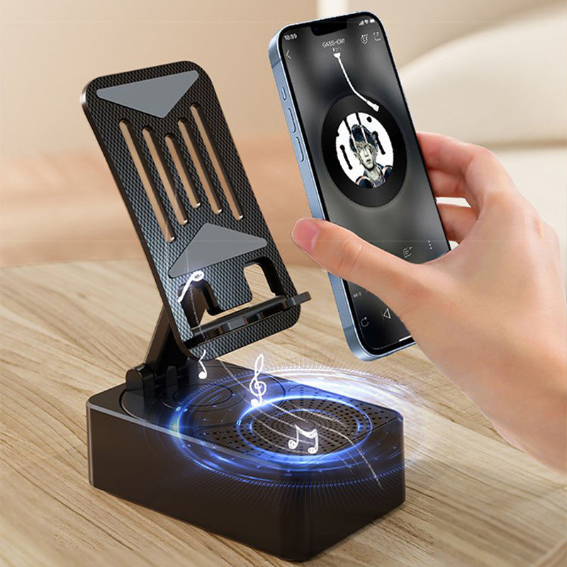 LuxeSound Elite 3-in-1 Bluetooth Speaker | Draadloos, oplaadstation en telefoonhouder in één