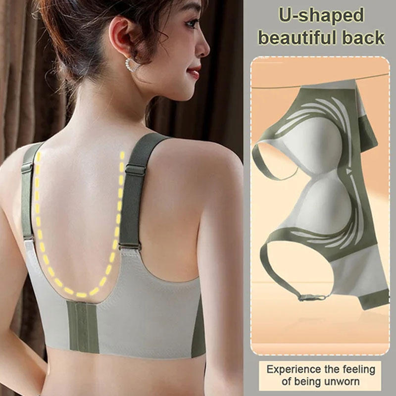 Heffende bügellose push-up BH met anti-sagging effect