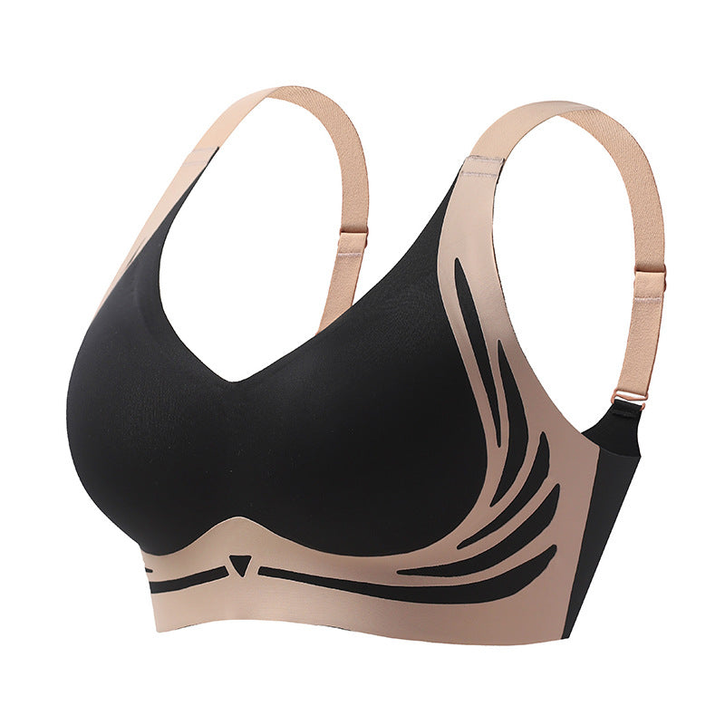 Heffende bügellose push-up BH met anti-sagging effect