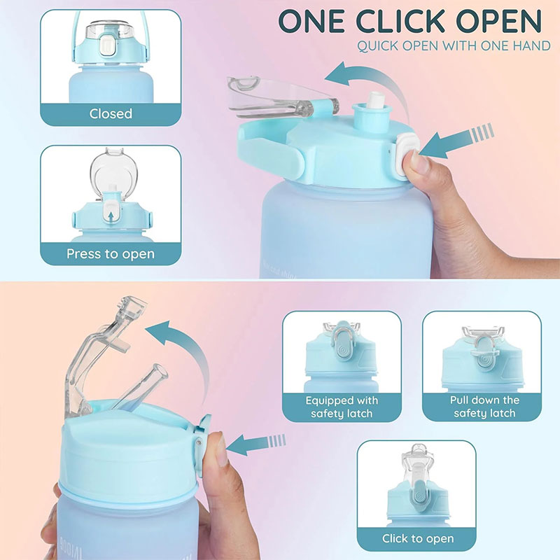 3-IN-1 Motivatie Waterfles