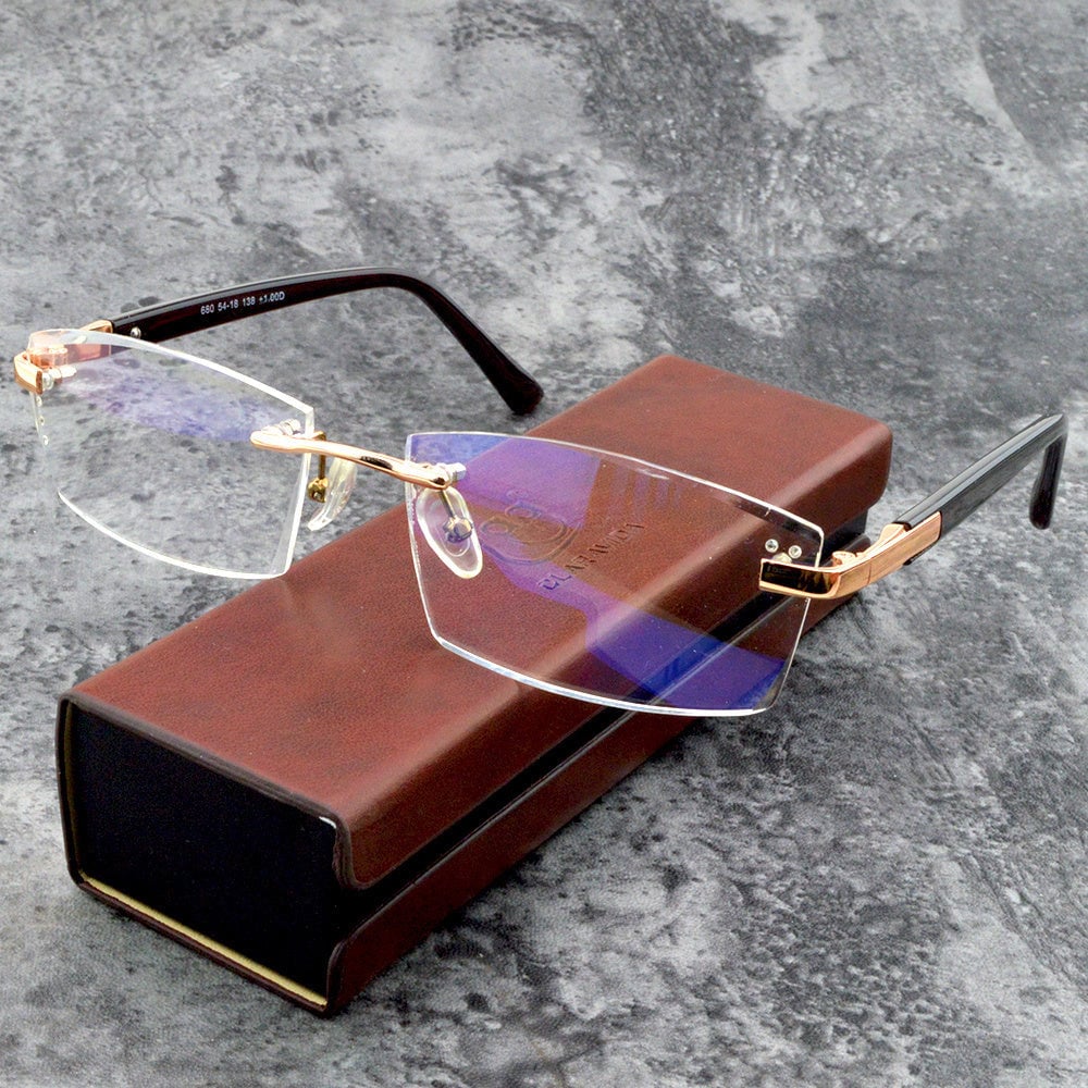Viselio Intelligente Leesbril met Multifocale Glazen | Ultraleicht & Blauwlichtfilter | Voor Dichtbij- & Verafzicht | Titaniumframe TR90