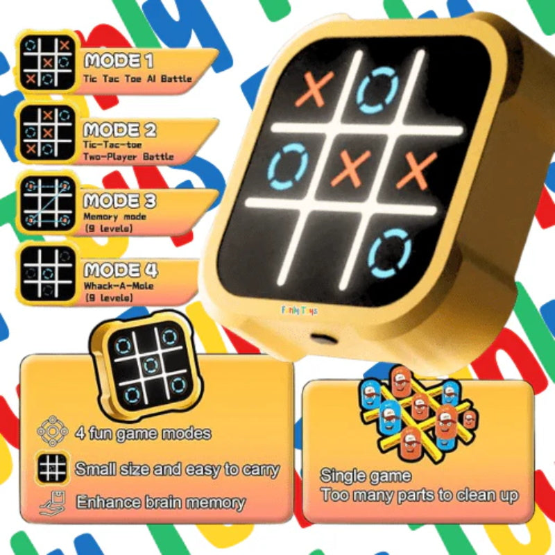 Luxura Tic Tac Toe Set | Elegant spel voor verfijnd vermaak