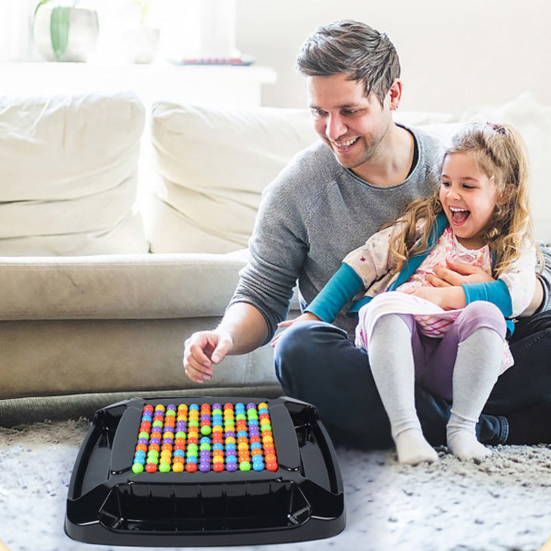 LuxChess Elegante Dubbel Duel Schaakbord | Verfijnd ontwerp voor strategisch spelplezier