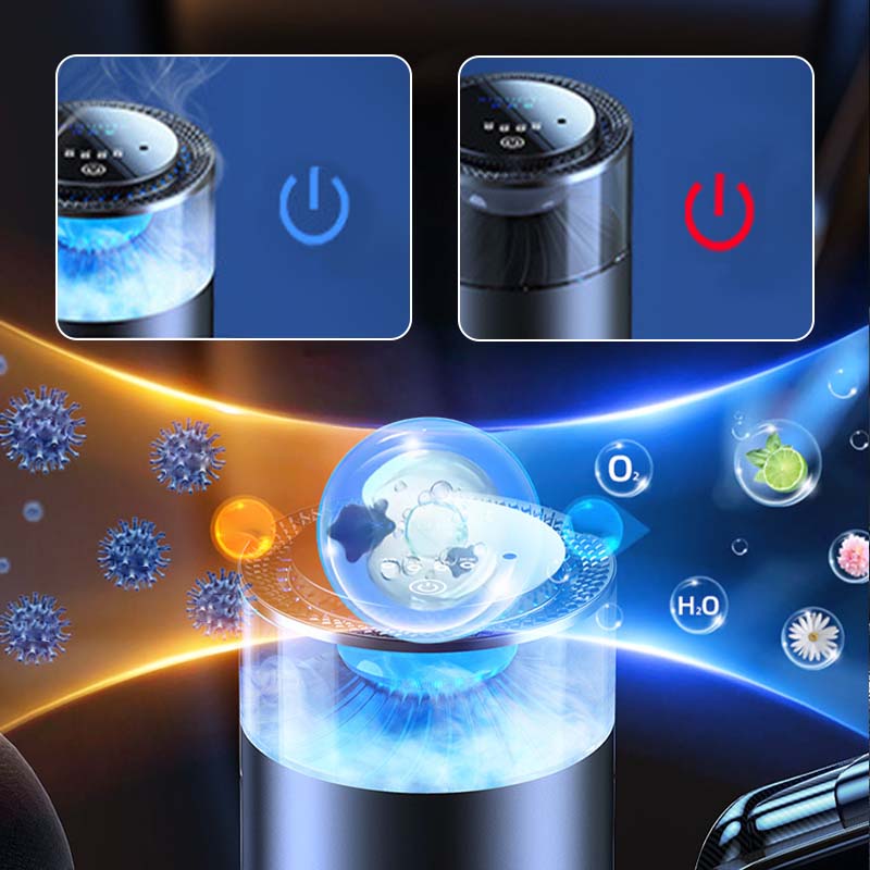 BreezeMist Auto Luchtverfrisser | Natuurlijke Geur & Ultrasone Verspreiding