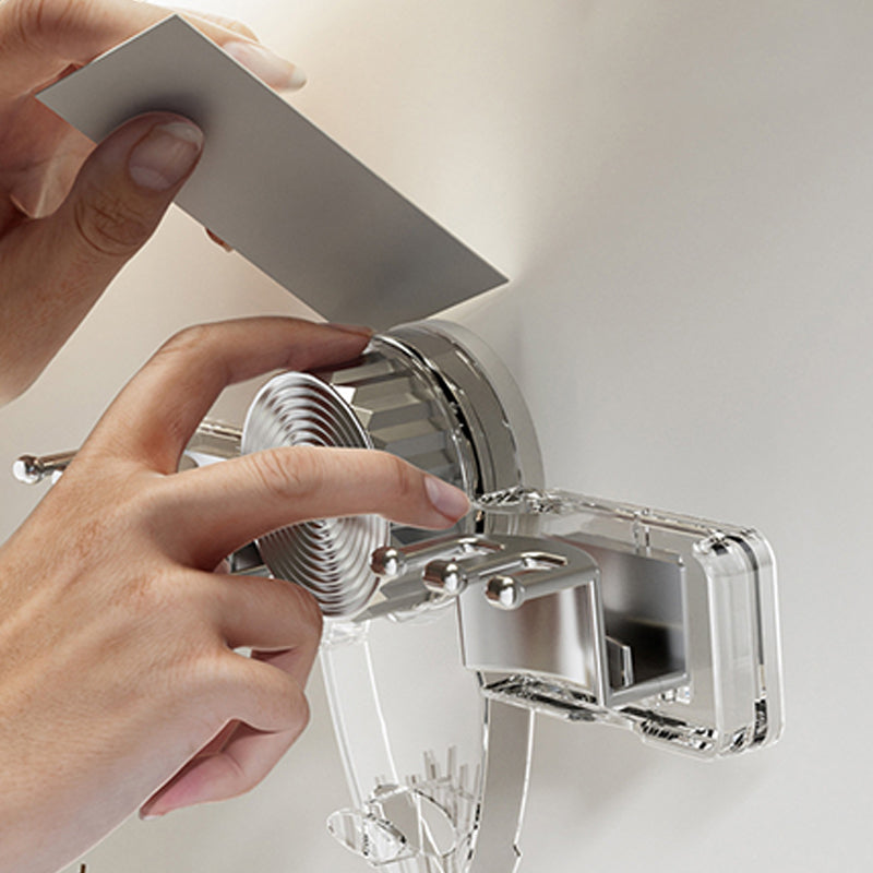 LuxuraCare 4-Slot Tandenborstelrek | Elegant en hygiënisch met sterke vacuümzuiging