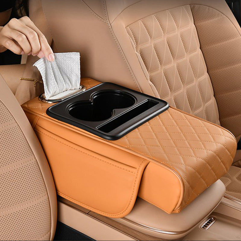 LuxuraComfort Luxe Armsteun Kussen | Verhoogt rijcomfort en ondersteuning onderweg