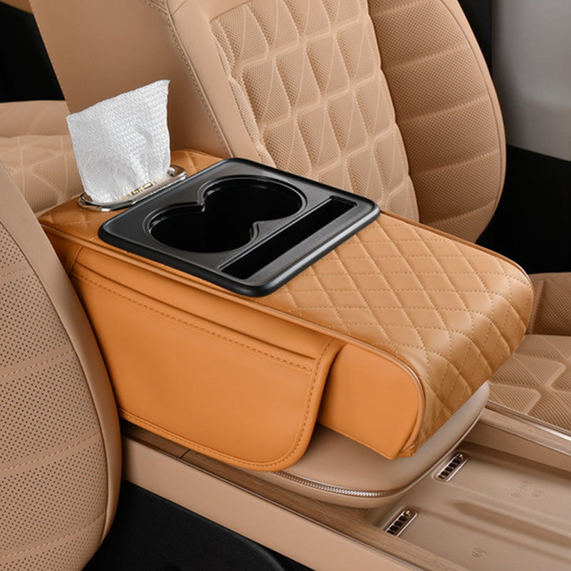LuxuraComfort Luxe Armsteun Kussen | Verhoogt rijcomfort en ondersteuning onderweg